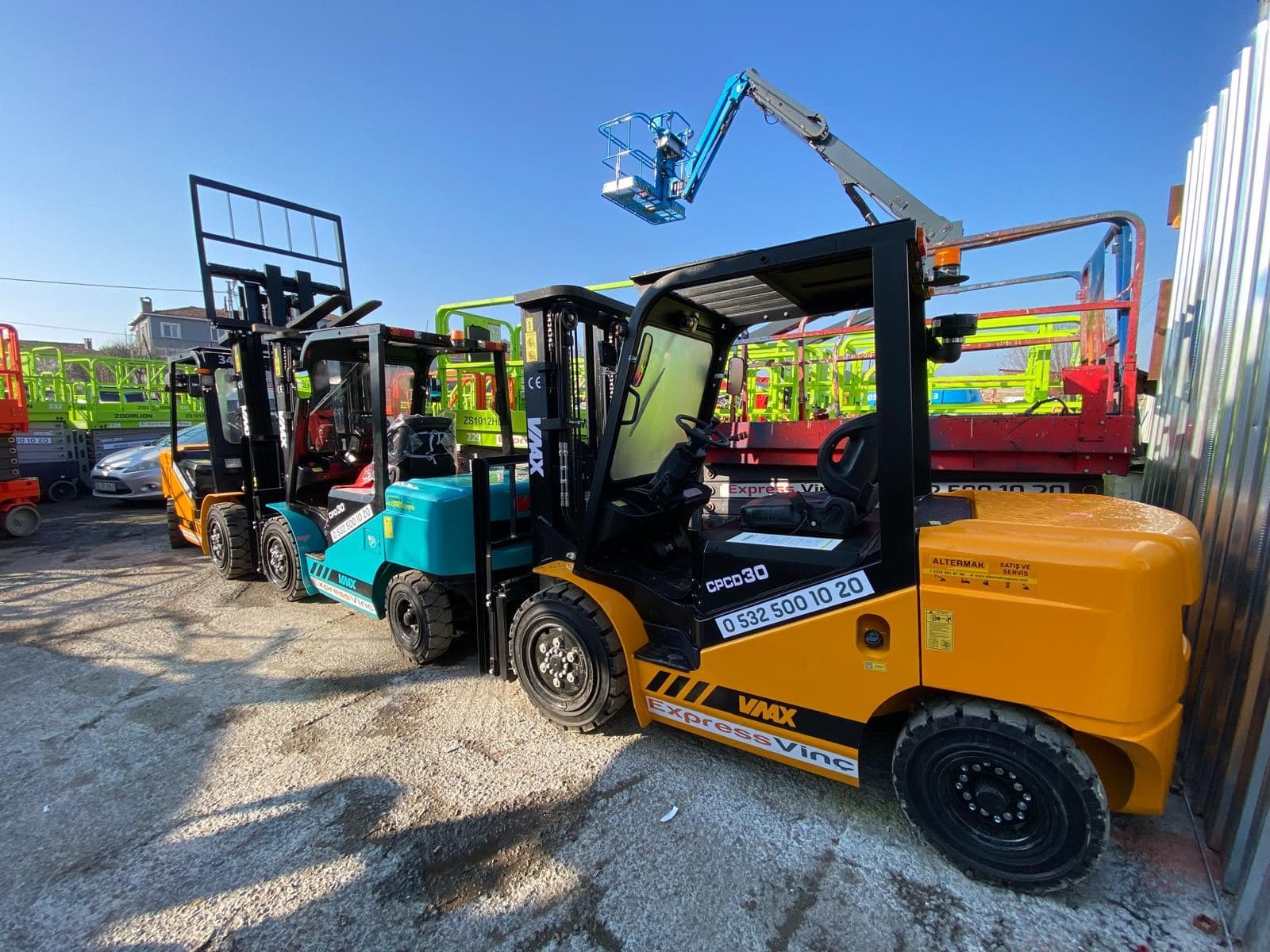 Kiralık forklift filosu - VMAX forklift modelleri